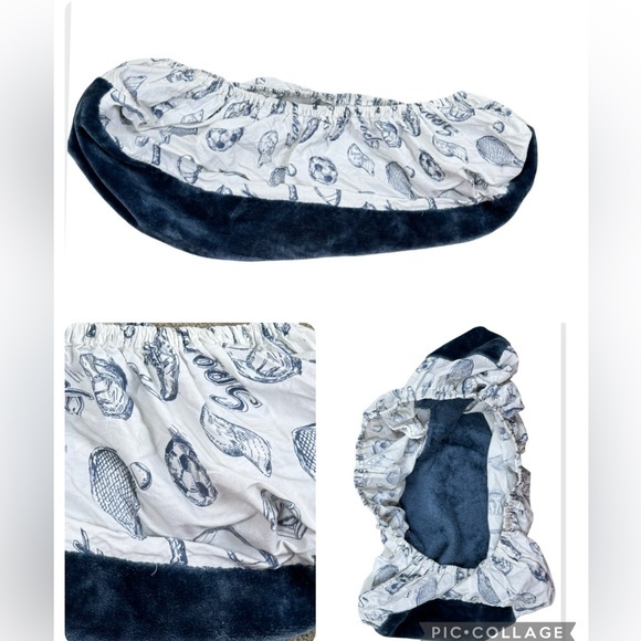 Levtex Baby Sports Changing Pad Cover — Blue - Picture 1 of 7